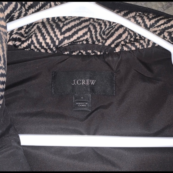 EUC Quilted J.Crew Herringbone Vest small - Picture 2 of 3